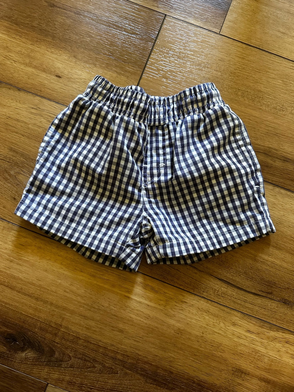 The Beaufort Bonnet Company Navy & White Gingham Athletic Shorts